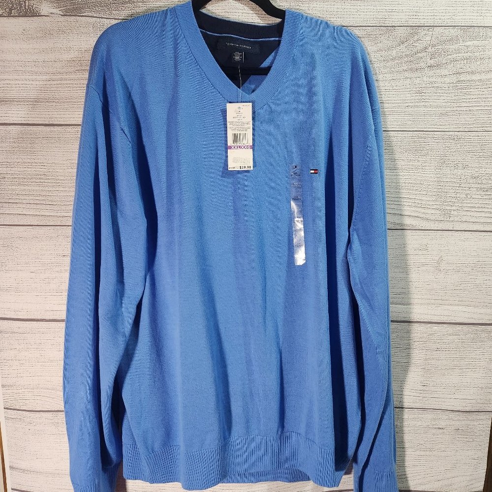 Tommy Hilfiger 2XL Blue Sweater